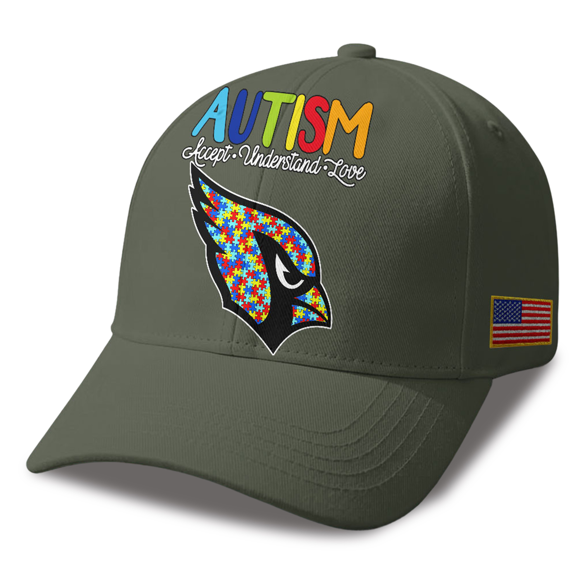 Cardinals Autism Awareness 2026 America Flag Hat 2 Cardinals Autism Awareness 2026 America Flag Hat 2