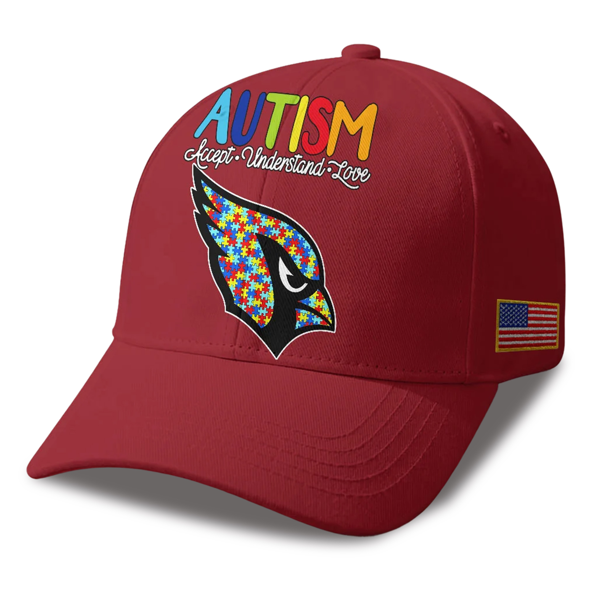 Cardinals Autism Awareness 2026 America Flag Hat 4 Cardinals Autism Awareness 2026 America Flag Hat 4