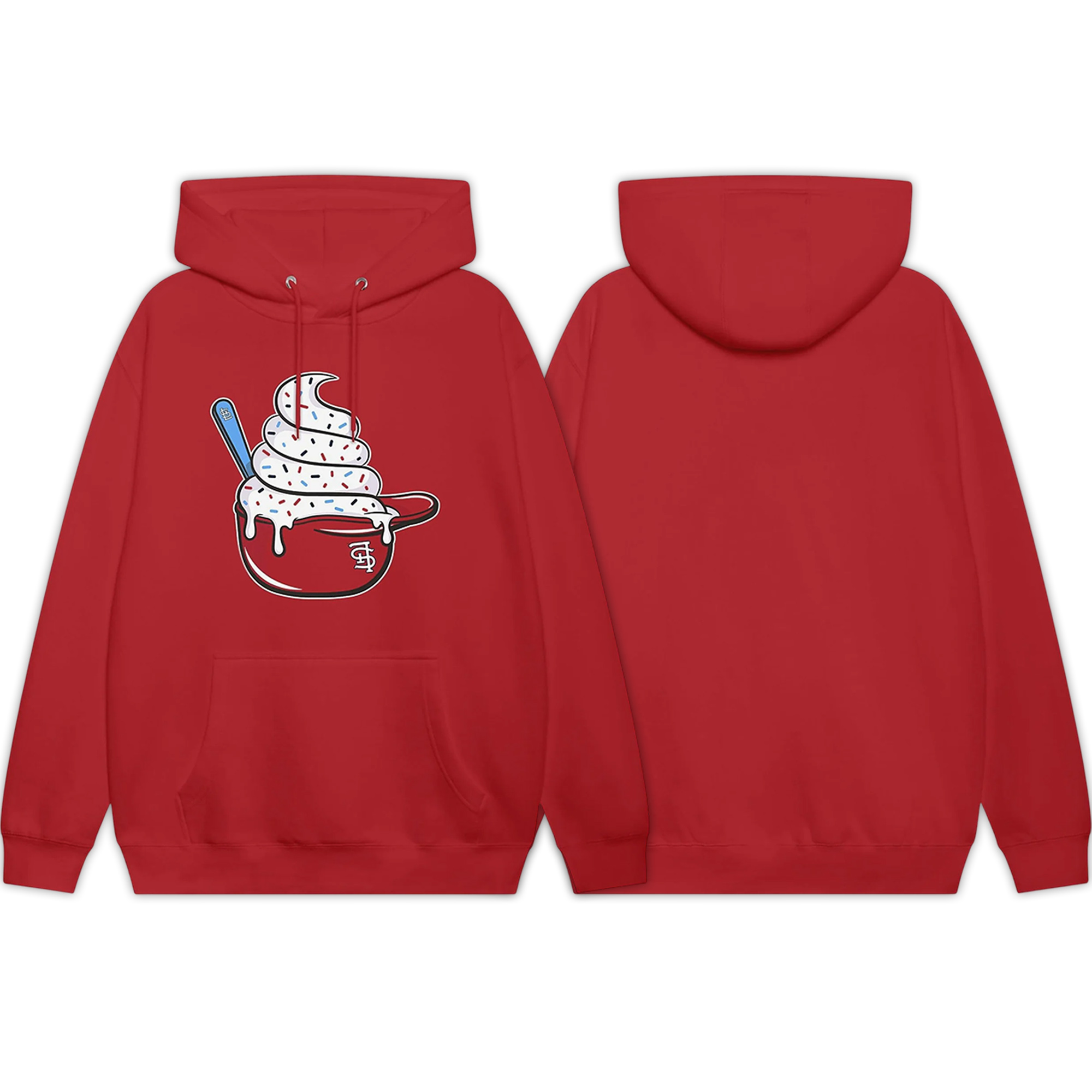 Cardinals Ice Cream Helmet Hoodie Cardinals Ice Cream Helmet Hoodie