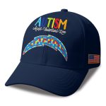 Chargers Autism Awareness 2026 America Flag Hat