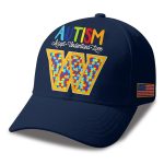 Commanders Autism Awareness 2026 America Flag Hat