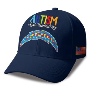 Chargers Autism Awareness 2026 America Flag Hat 1