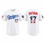 Dodgers USA 250 4th of July Shohei Ohtani Jersey