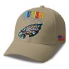 Eagles Autism Awareness 2026 America Flag Hat 3