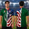 Full Half USA Half Mexico Flag Split Soccer Jersey (1)