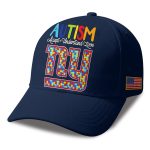 Giants Autism Awareness 2026 America Flag Hat