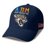 Jaguars Autism Awareness 2026 America Flag Hat