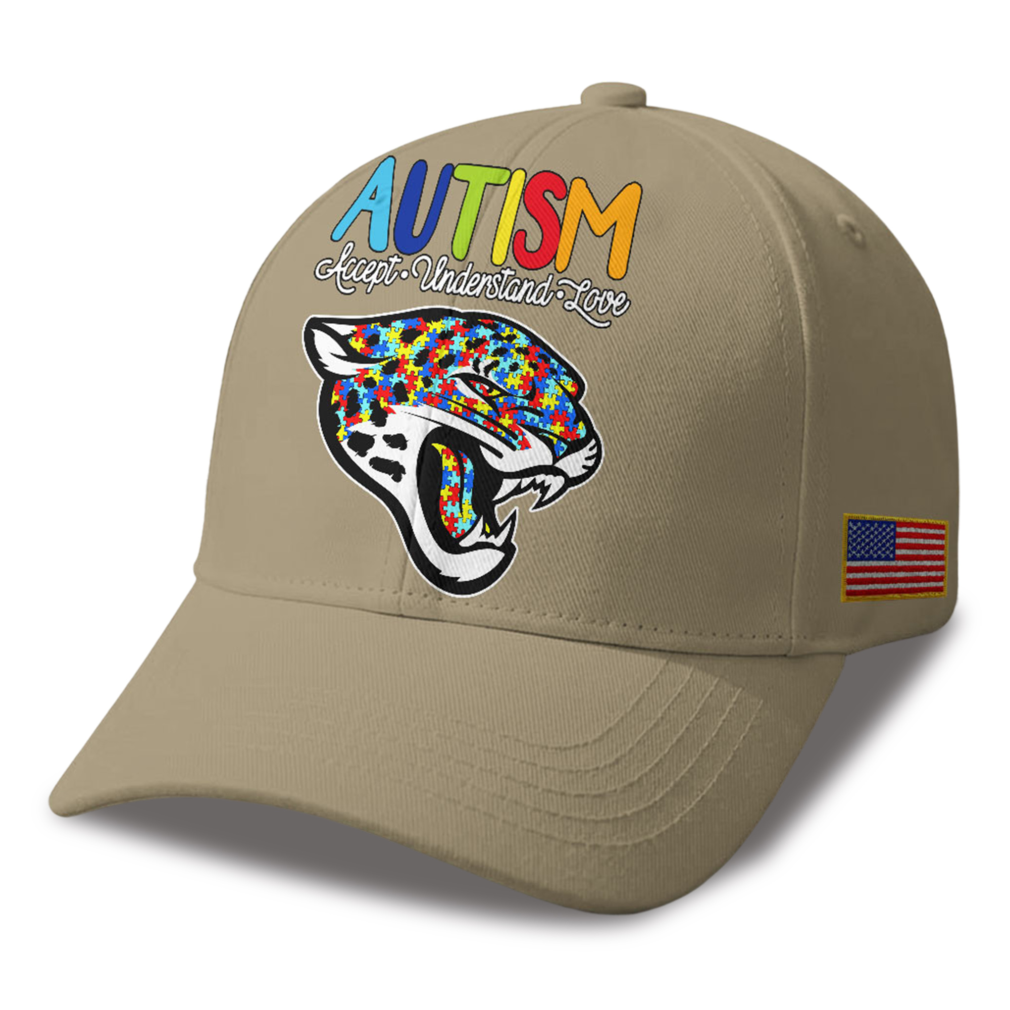 Jaguars Autism Awareness 2026 America Flag Hat 3 Jaguars Autism Awareness 2026 America Flag Hat 3