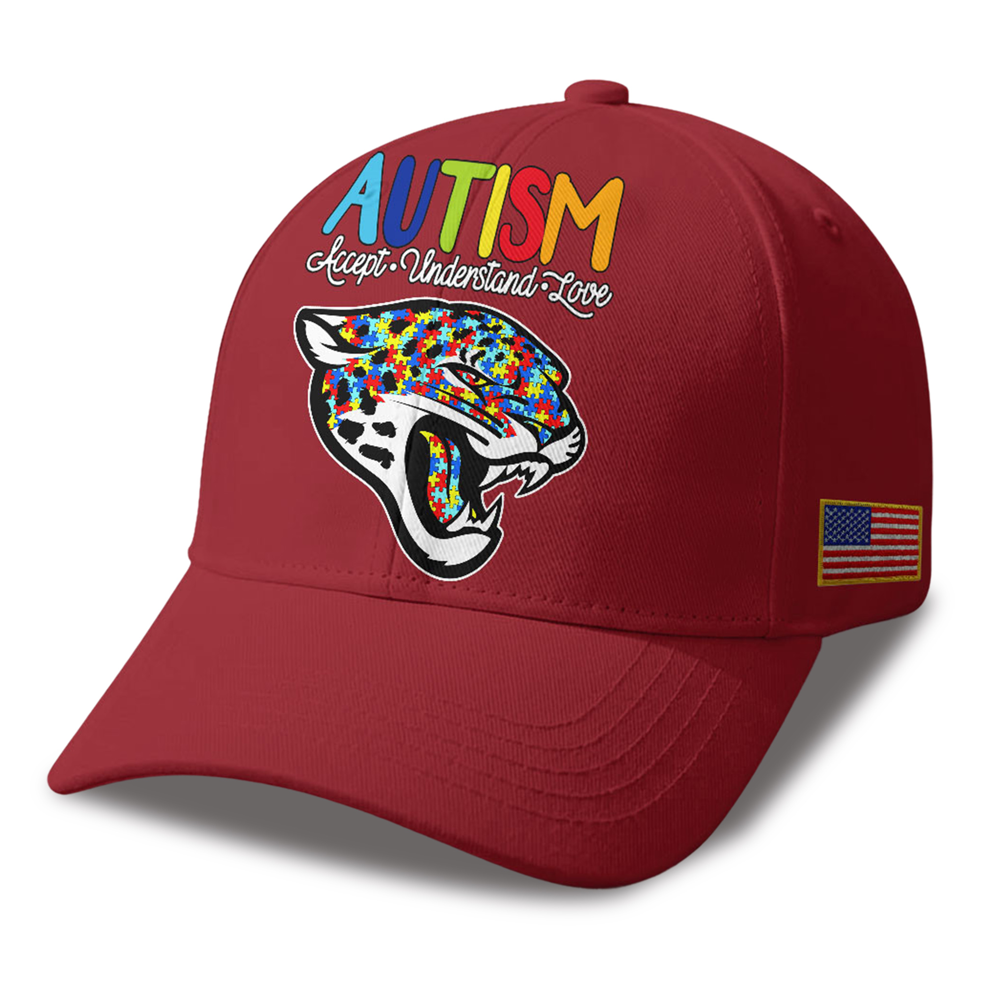 Jaguars Autism Awareness 2026 America Flag Hat 4 Jaguars Autism Awareness 2026 America Flag Hat 4