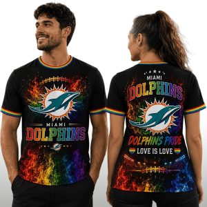 Dolphins Pride Love Is Love Shirt 2