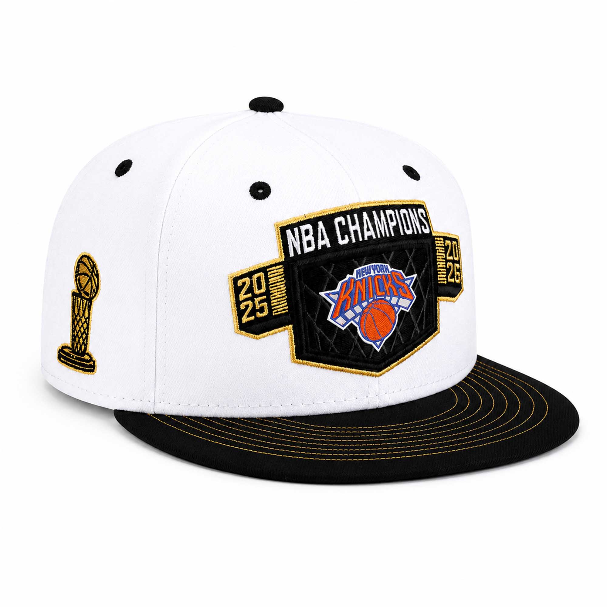 Knicks Champions Locker Room 2026 Snapback Hat 1 Knicks Champions Locker Room 2026 Snapback Hat (2)