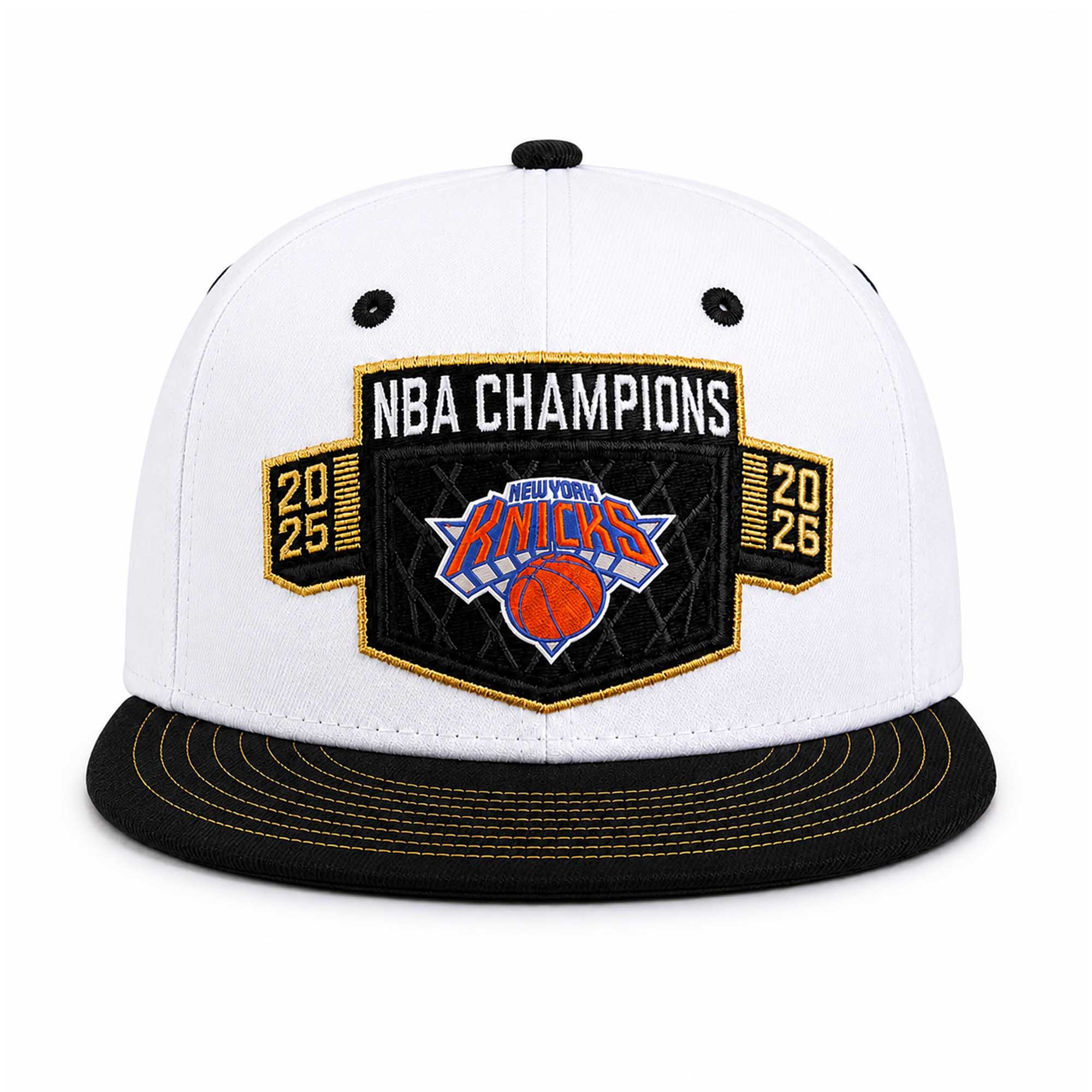 Knicks Champions Locker Room 2026 Snapback Hat 2 Knicks Champions Locker Room 2026 Snapback Hat (3)