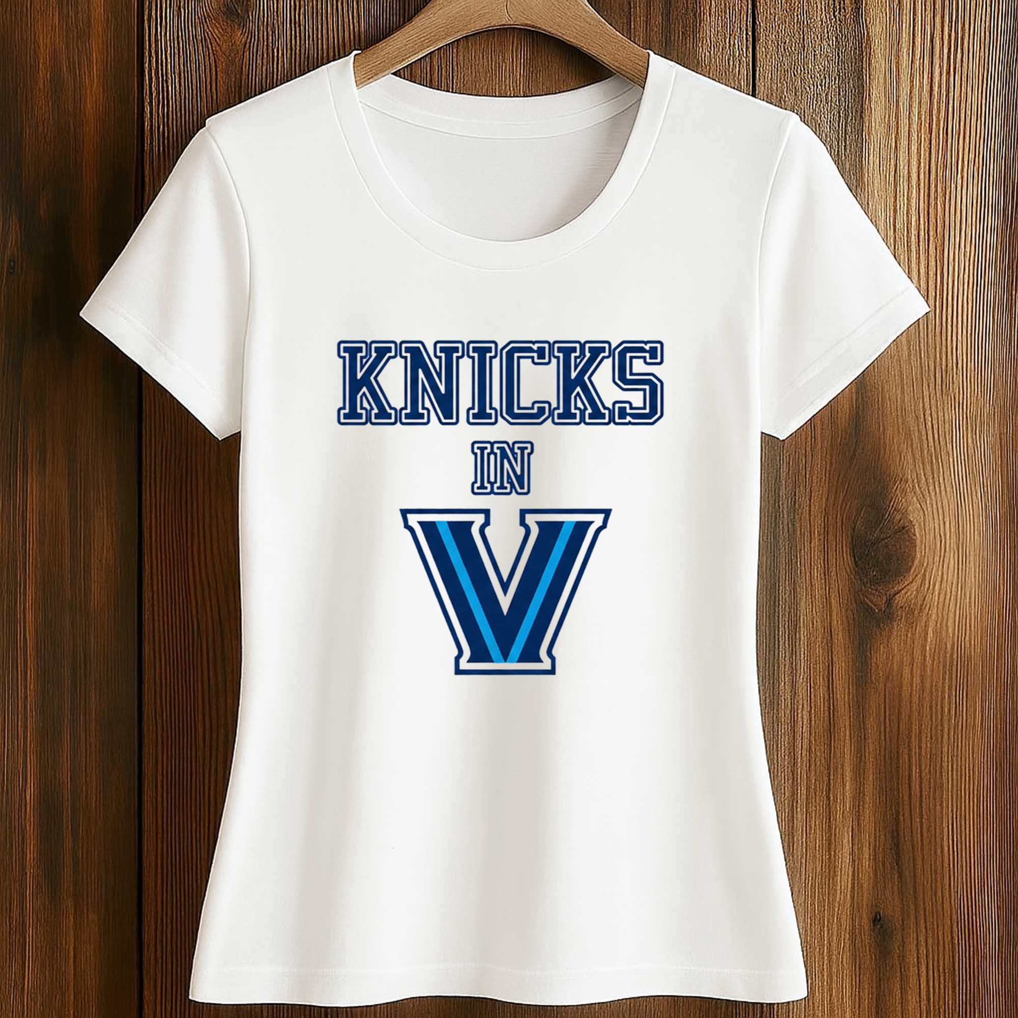 Knicks In V Villanova Wildcats Shirt 2 Knicks In V Villanova Wildcats Shirt (2)