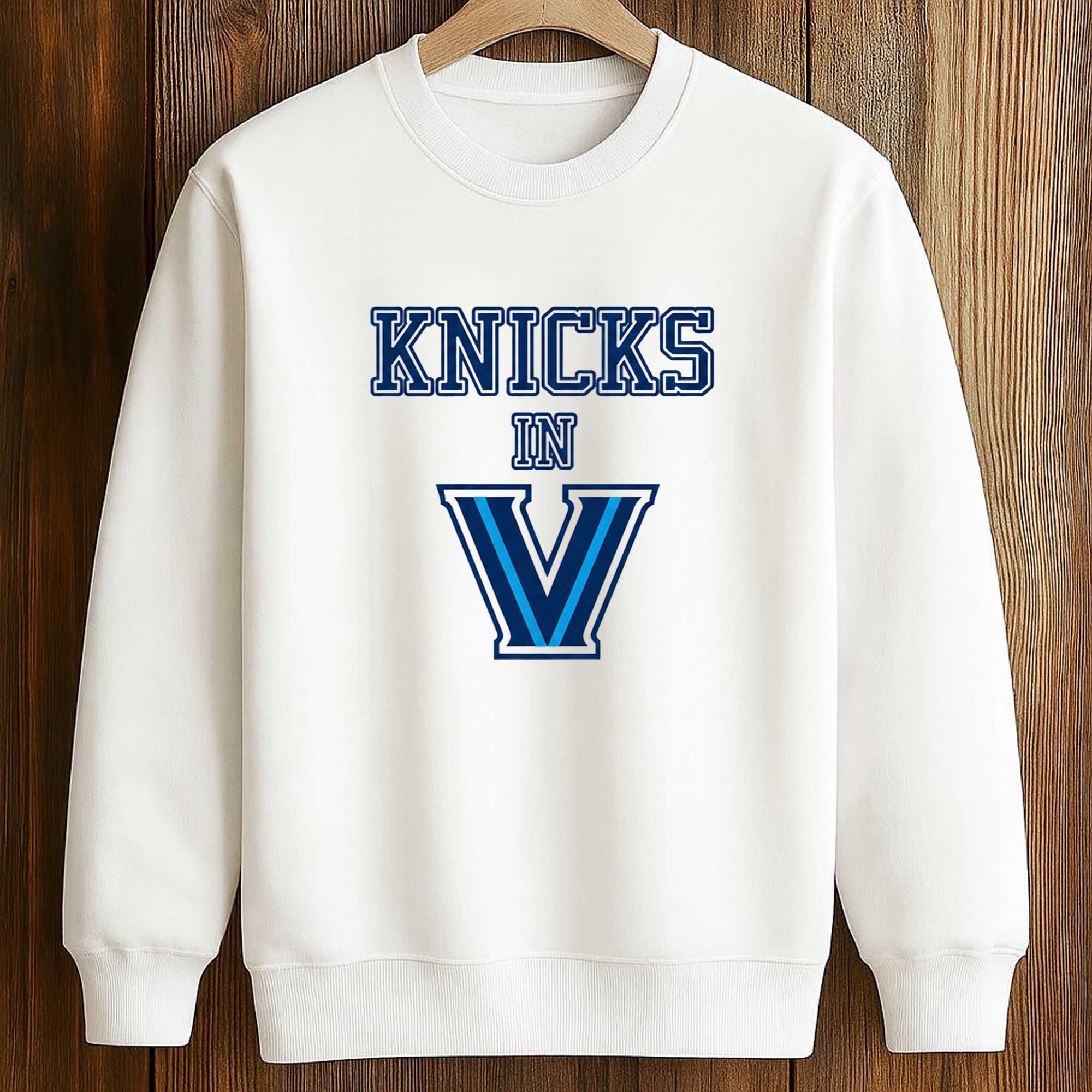 Knicks In V Villanova Wildcats Shirt 3 Knicks In V Villanova Wildcats Shirt (3)