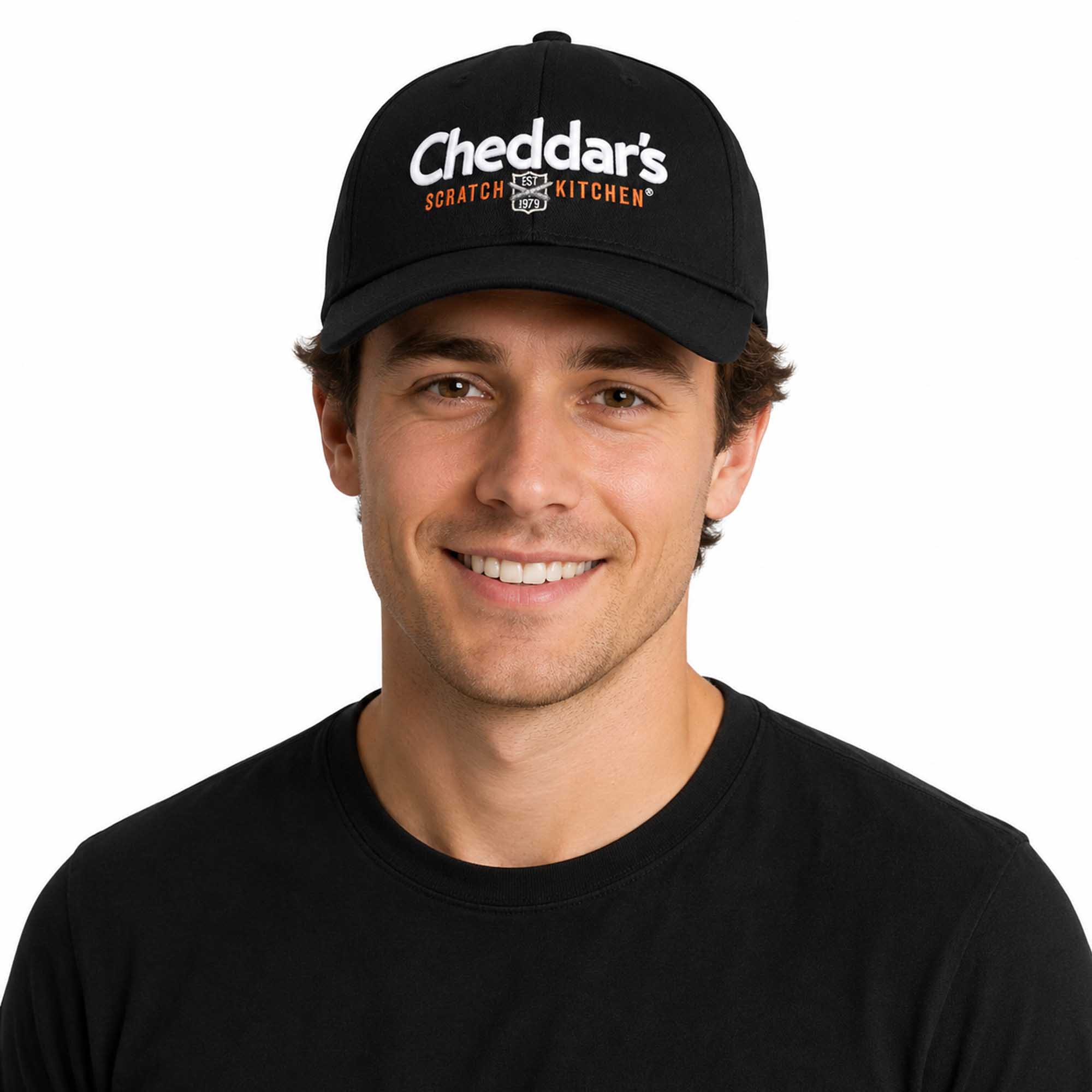 Kyle Busch Cheddar’s Scratch Kitchen EST 1979 Hat (1) Kyle Busch Cheddar’s Scratch Kitchen EST 1979 Hat (1)