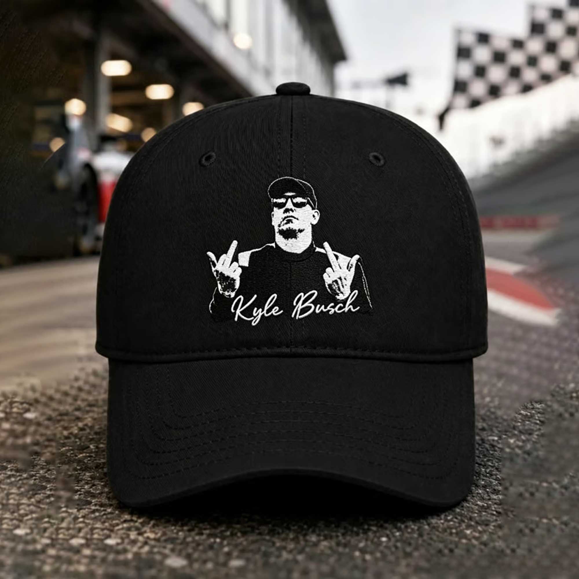 Kyle Busch Middle Finger Hat Kyle Busch Middle Finger Hat