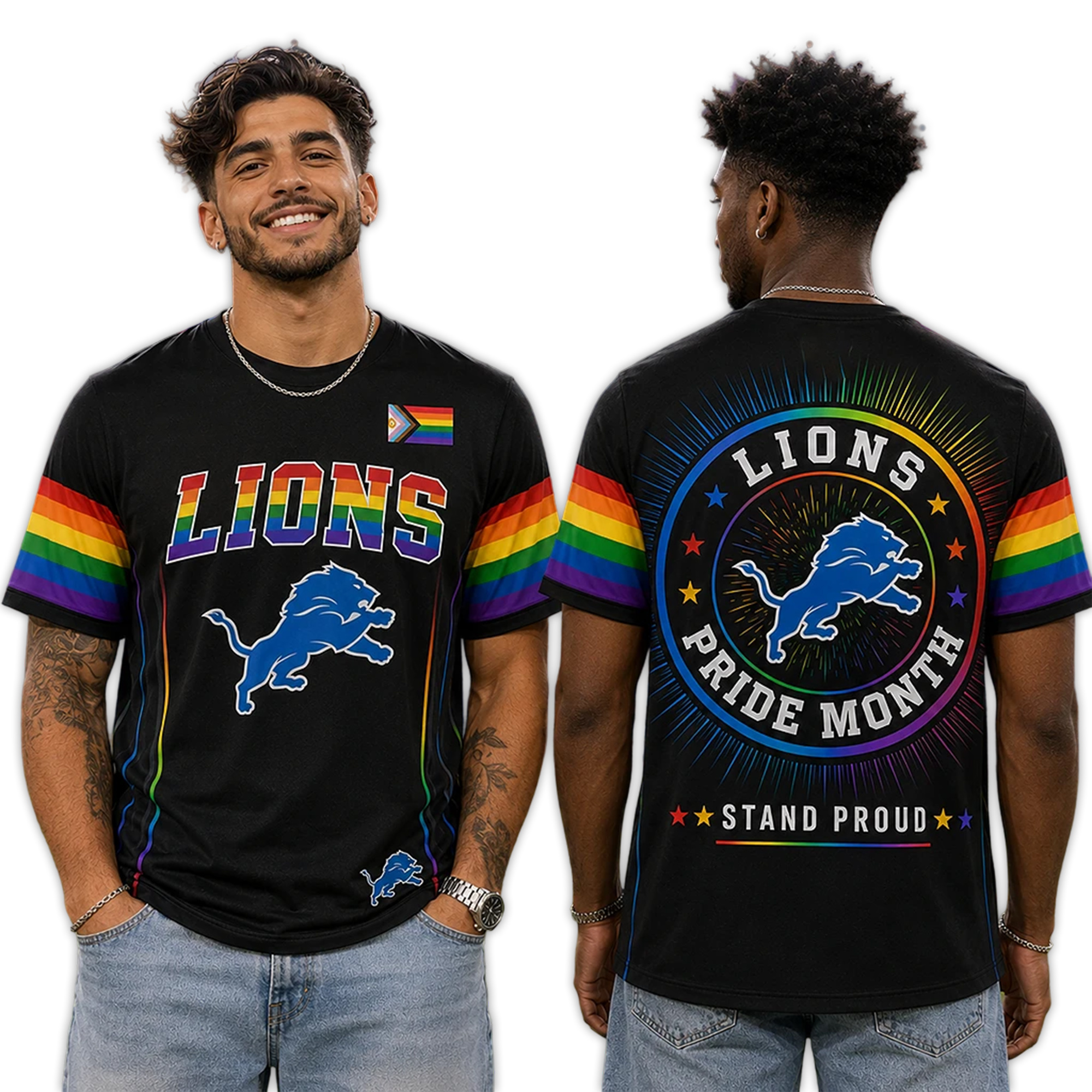 Lions Happy Pride Month Shirt Lions Happy Pride Month Shirt