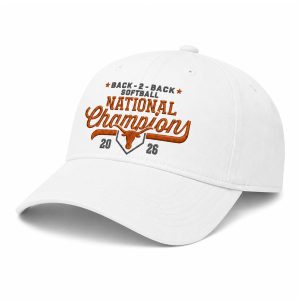 Texas Softball Back To Back National Champions 2026 Hat (2)