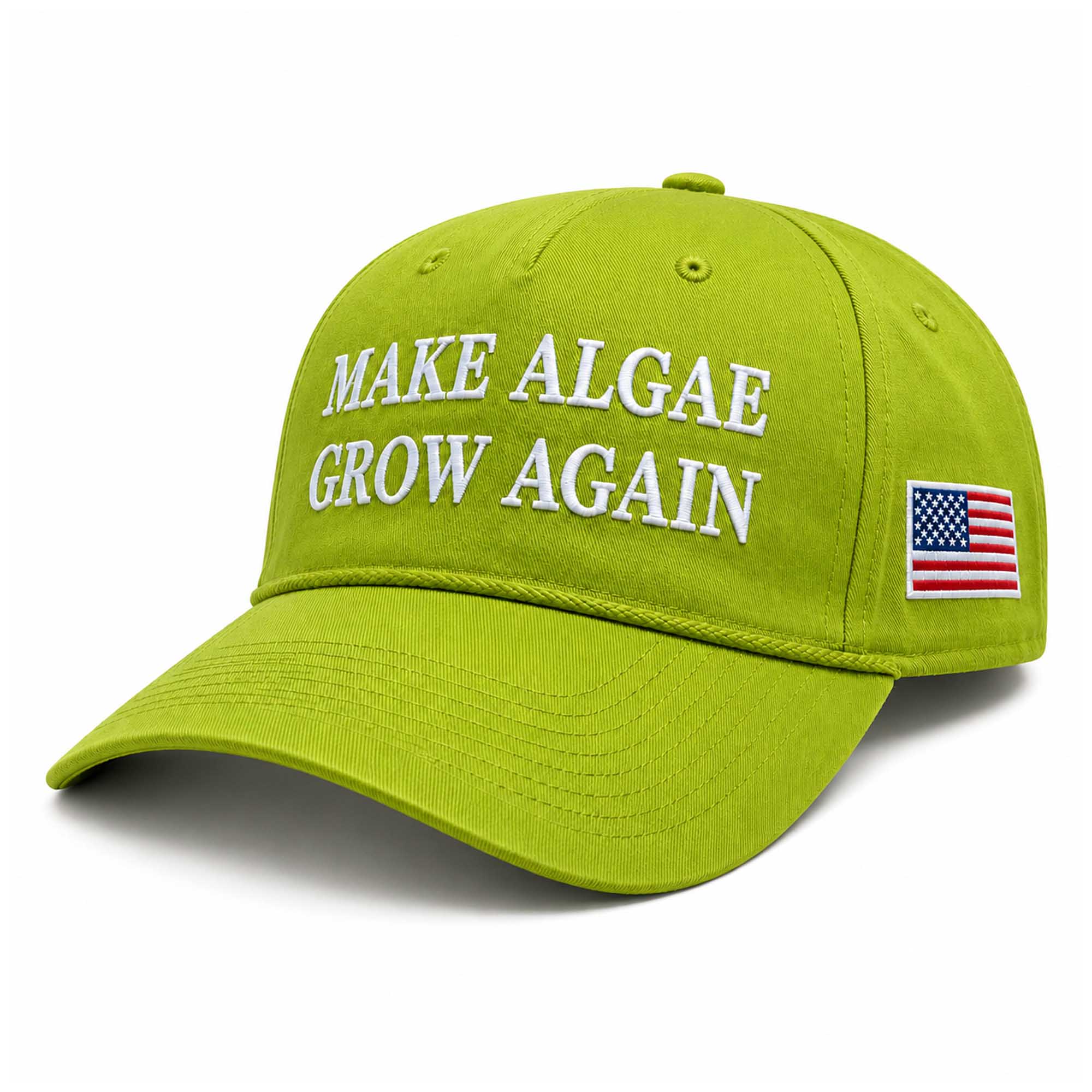Make Algae Grow Again America Flag Hat 2 Make Algae Grow Again America Flag Hat (2)
