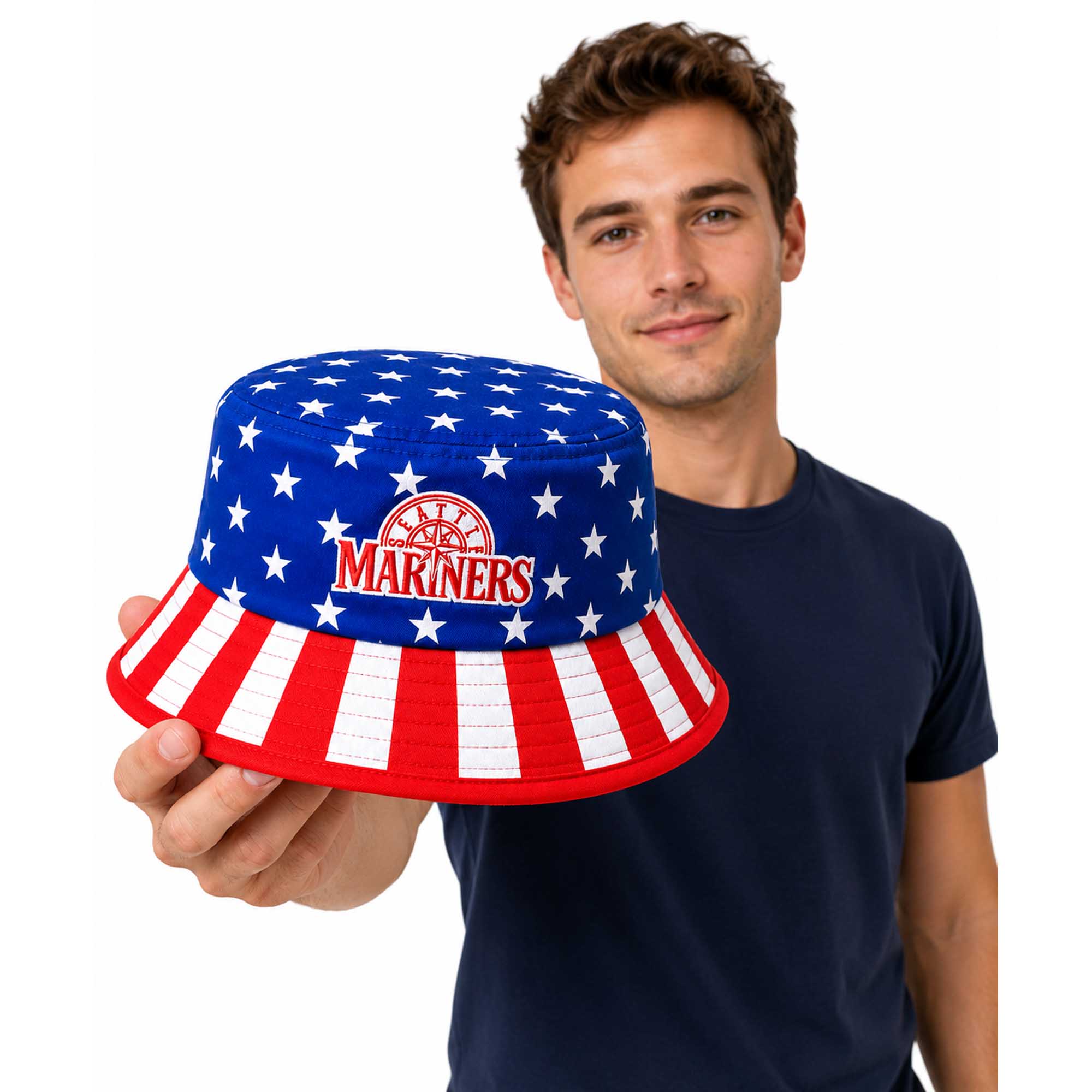 Mariners Fourth Of July Patriotic Bucket Hat 2026 Giveaway (1) Mariners Fourth Of July Patriotic Bucket Hat 2026 Giveaway (1)