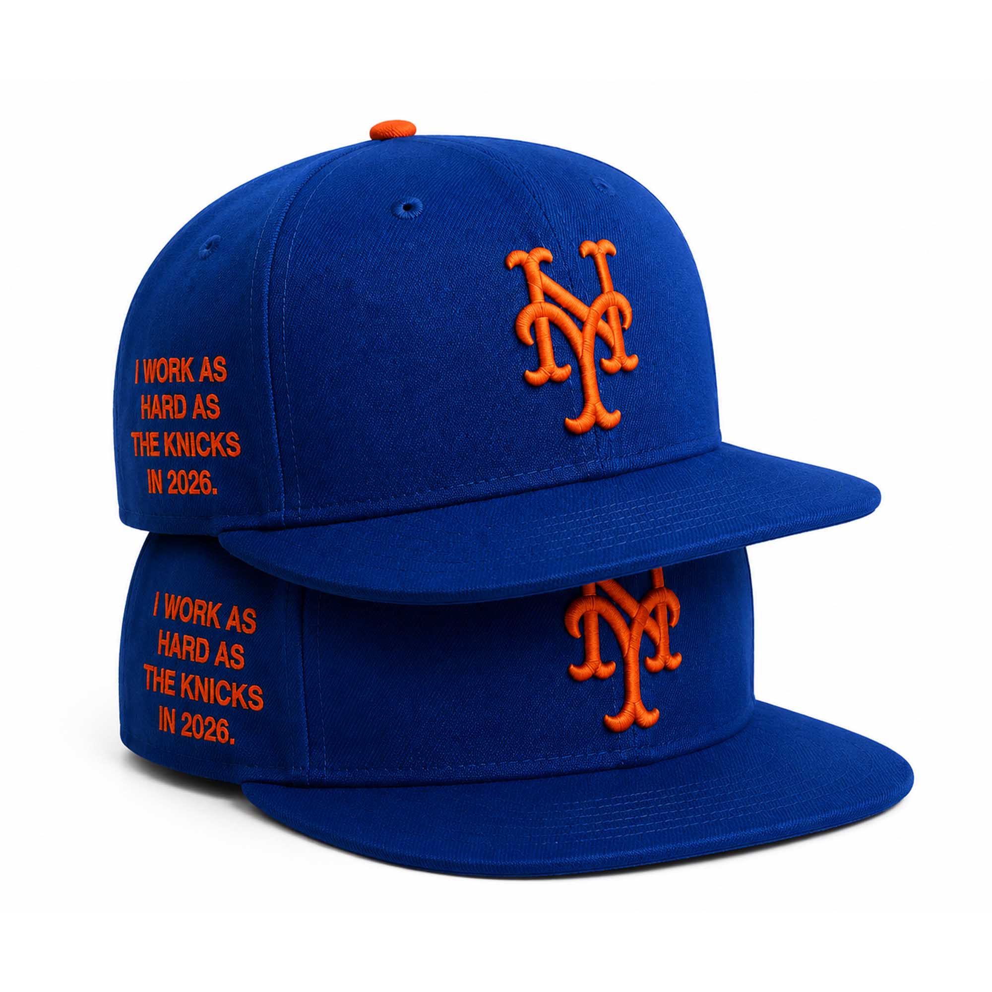 Mets I Work As Hard As The Knicks In 2026 Hat 2 Mets I Work As Hard As The Knicks In 2026 Hat (1)