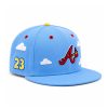 Michael Harris II Braves Number 23 Clouds Hats (2)