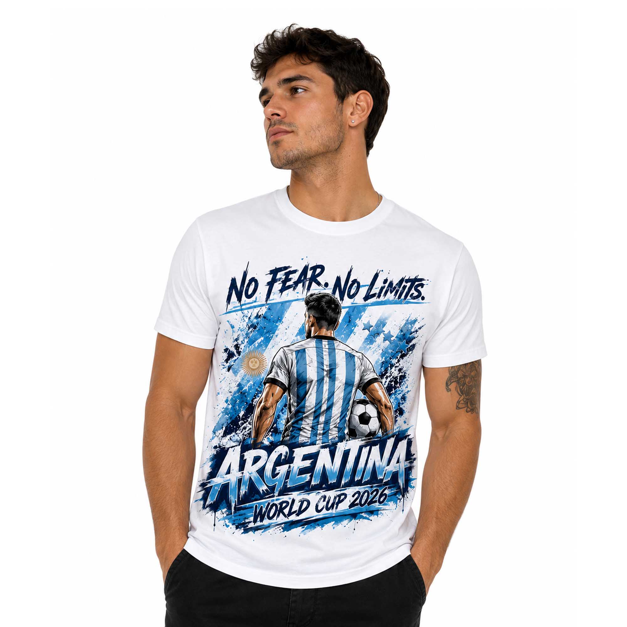 No Fear No Limits Argentina World Cup 2026 Shirt (1) No Fear No Limits Argentina World Cup 2026 Shirt (1)