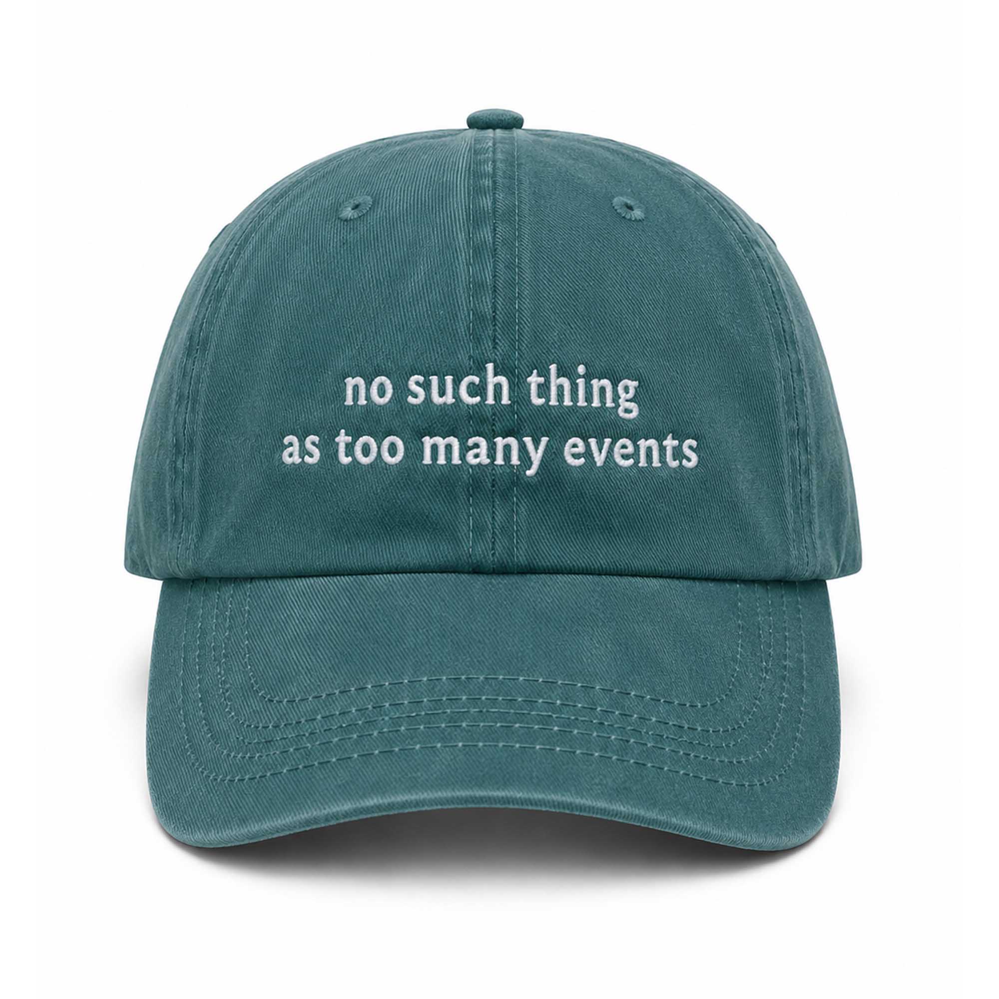 No Such Thing As Too Many Events Hat 1 No Such Thing As Too Many Events Hat (2)