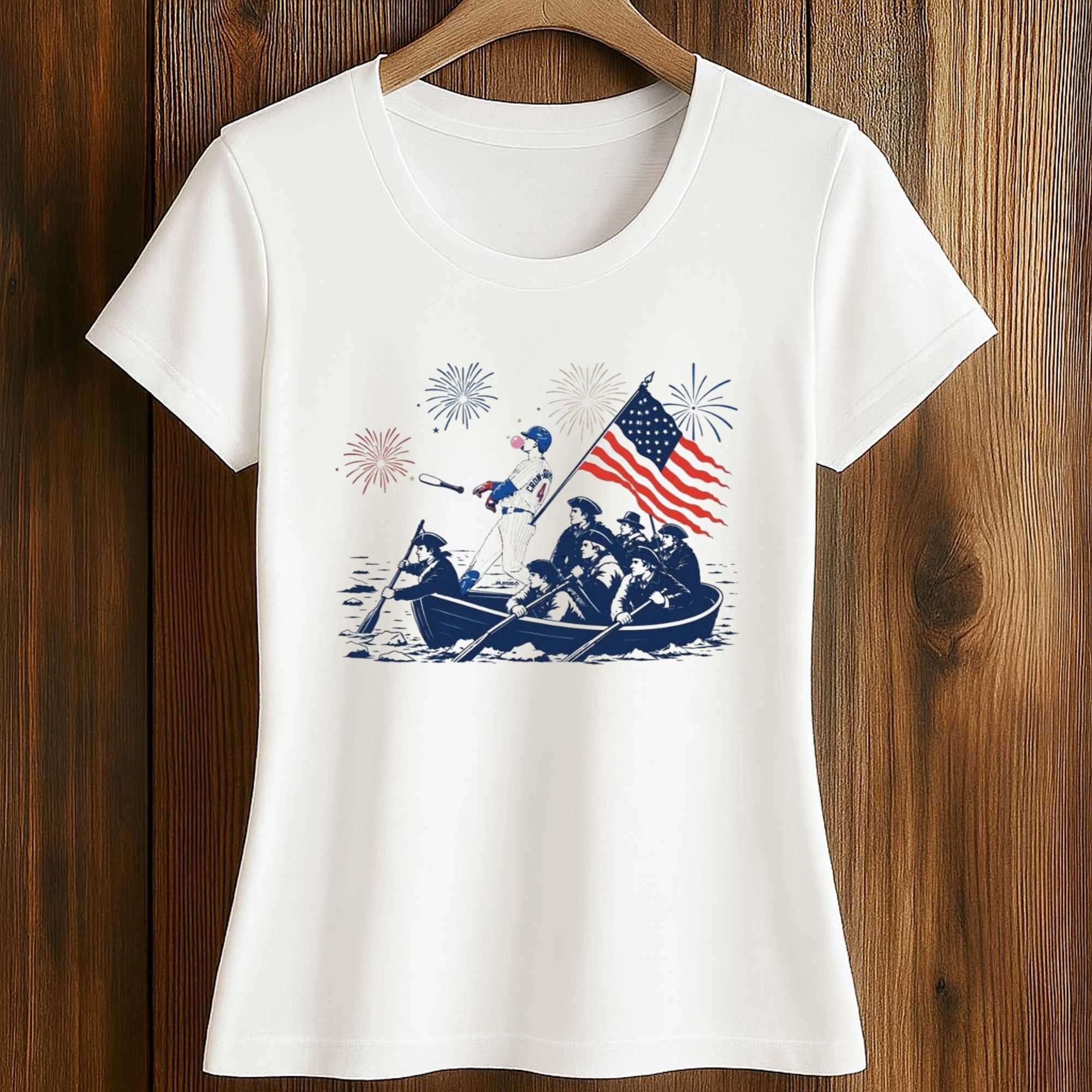 PCA Cubs Crossing The Delaware 4th of July Shirt 2 PCA Cubs Crossing The Delaware 4th of July Shirt (2)