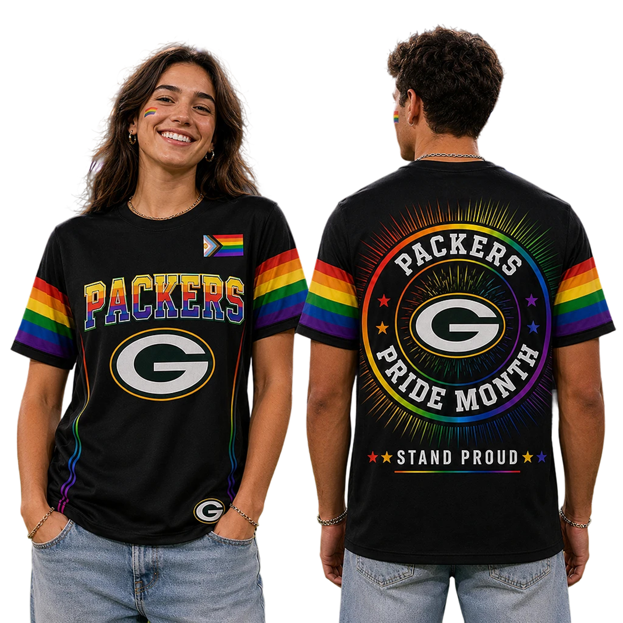Packers Happy Pride Month Shirt Packers Happy Pride Month Shirt