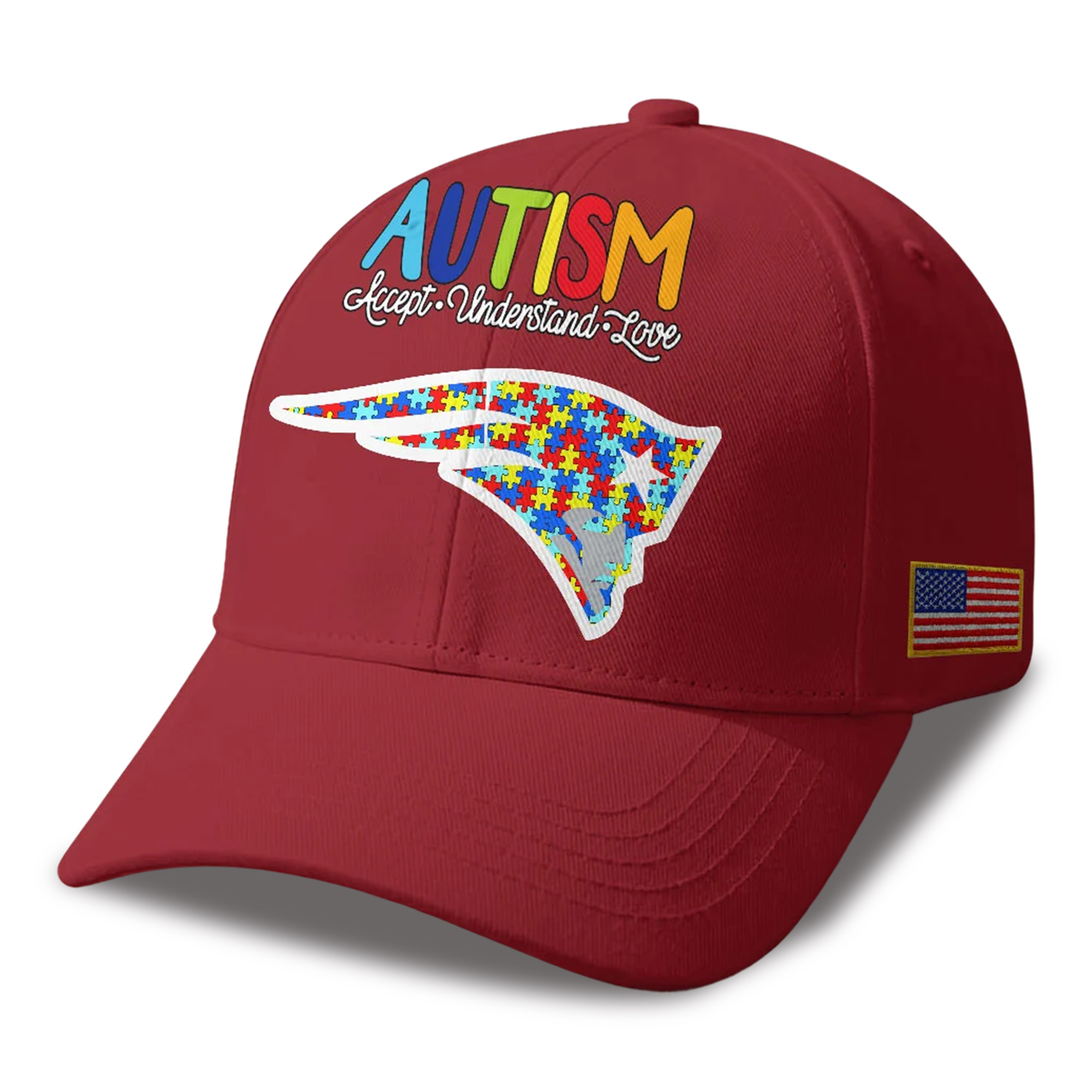 Patriots Autism Awareness 2026 America Flag Hat 4 Patriots Autism Awareness 2026 America Flag Hat 4