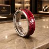 Personalized 49ers Tungsten Carbide Ring (1)