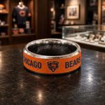 Personalized Bears Tungsten Carbide Ring