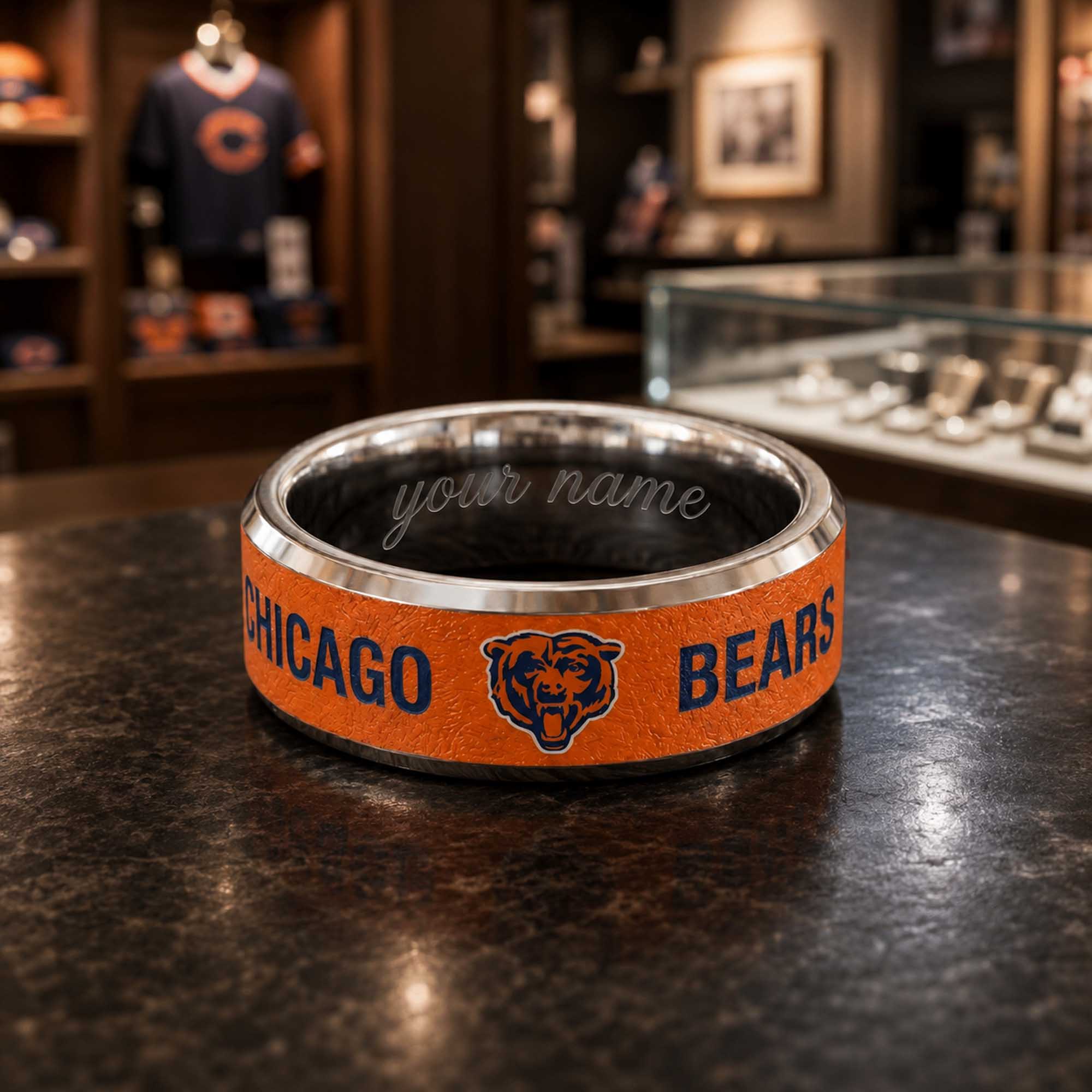 Personalized Bears Tungsten Carbide Ring 1 Personalized Bears Tungsten Carbide Ring (2)