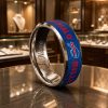 Personalized Bills Tungsten Carbide Ring (1)