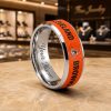 Personalized Browns Tungsten Carbide Ring (1)