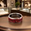 Personalized Cardinals Tungsten Carbide Ring (2)