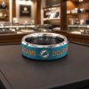 Personalized Dolphins Tungsten Carbide Ring (2)