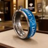 Personalized Lions Tungsten Carbide Ring 3 Personalized Lions Tungsten Carbide Ring (1)