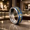 Personalized Rams Tungsten Carbide Ring (1)