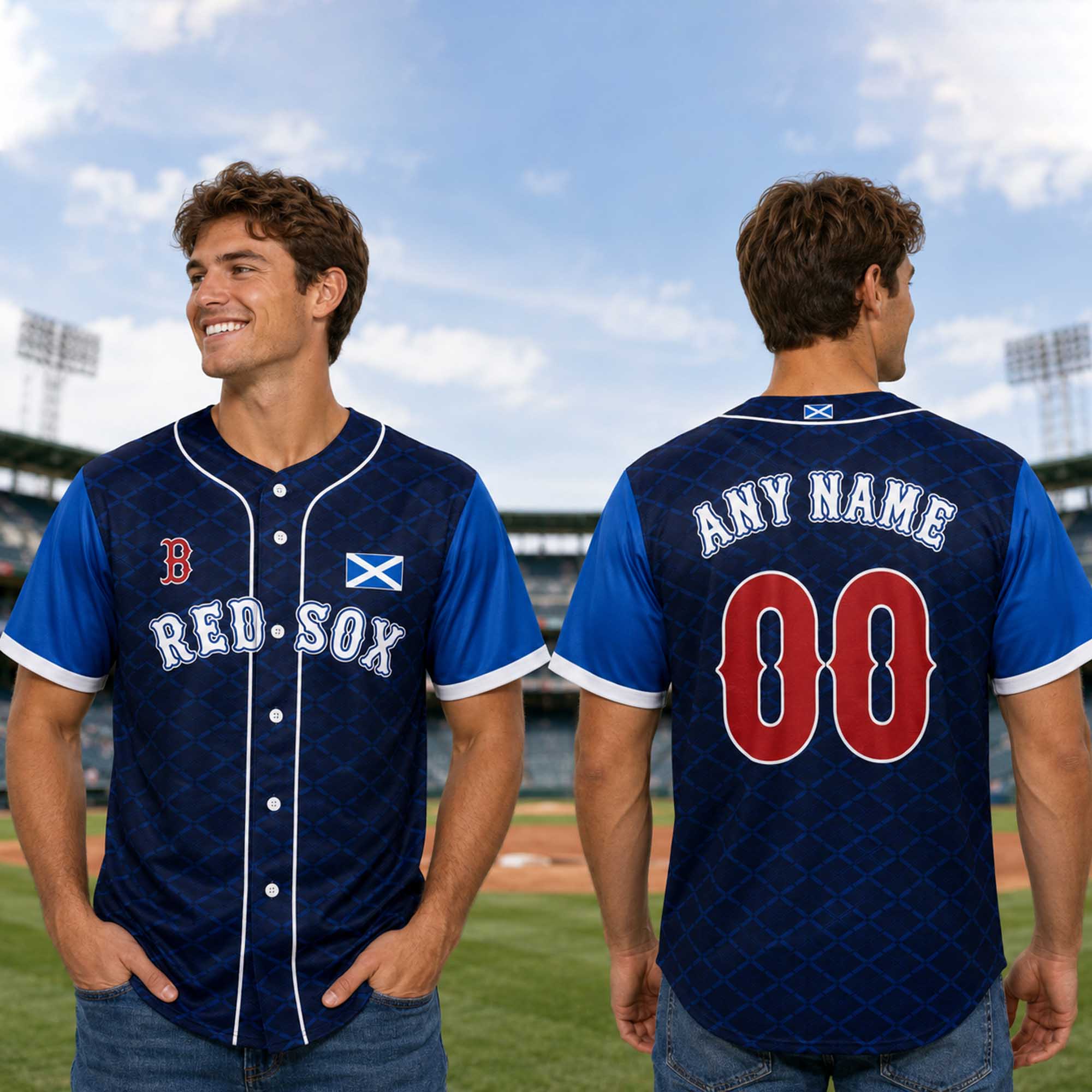 Personalized Red Sox Scottish Celebration 2026 Baseball Jersey (3) Personalized Red Sox Scottish Celebration 2026 Baseball Jersey (3)