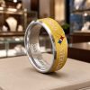 Personalized Steelers Tungsten Carbide Ring 3 Personalized Steelers Tungsten Carbide Ring (1)