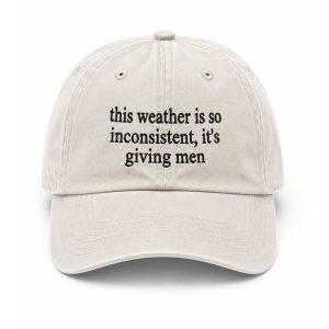This Weather Is So Inconsistent It's Giving Men Hat (2)