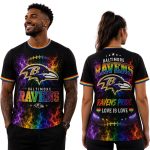 Ravens Pride Love Is Love Shirt