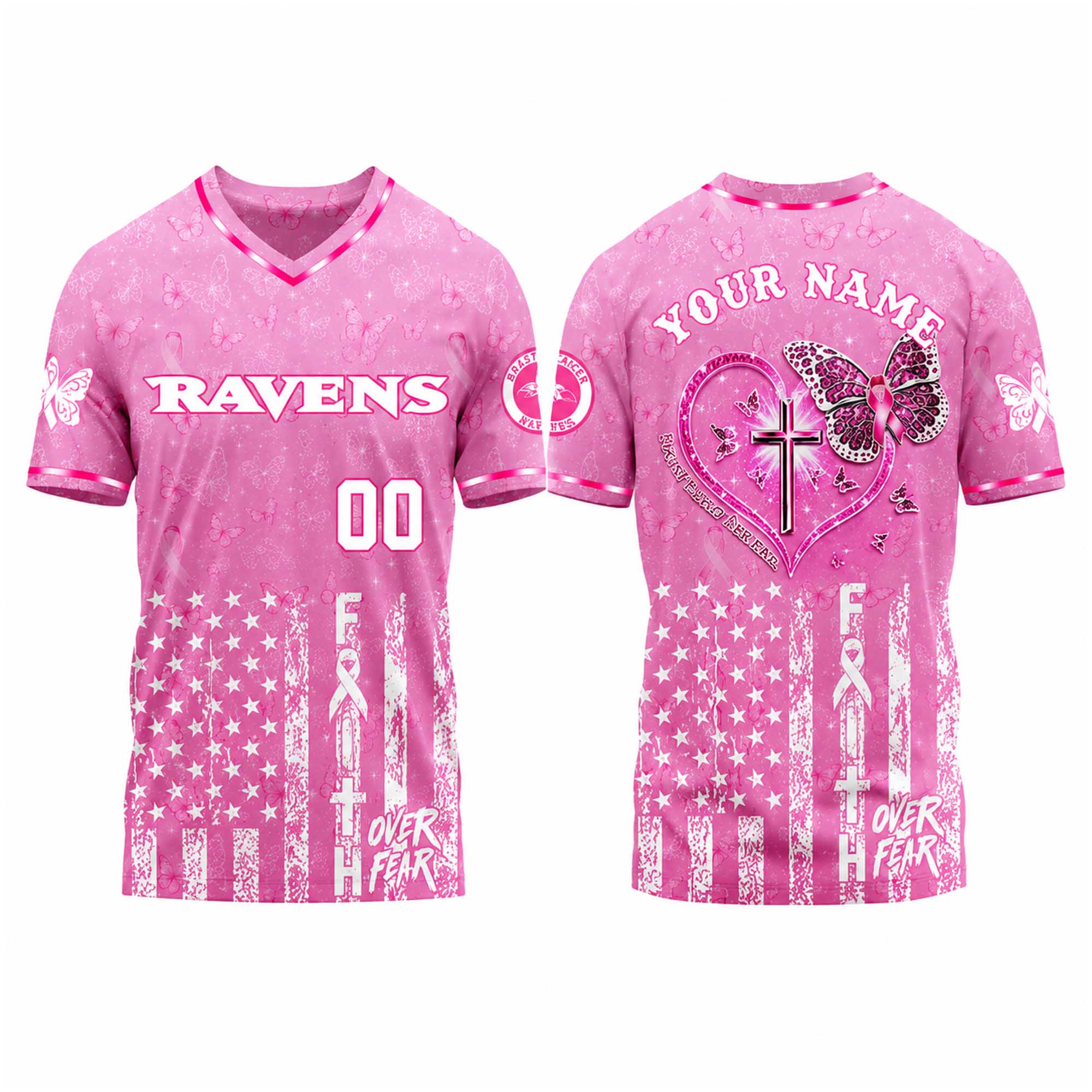 シャツ Breast Cancer Awareness Football Jersey Ravens x Breast Cancer Awareness Month 2026 Football Jersey