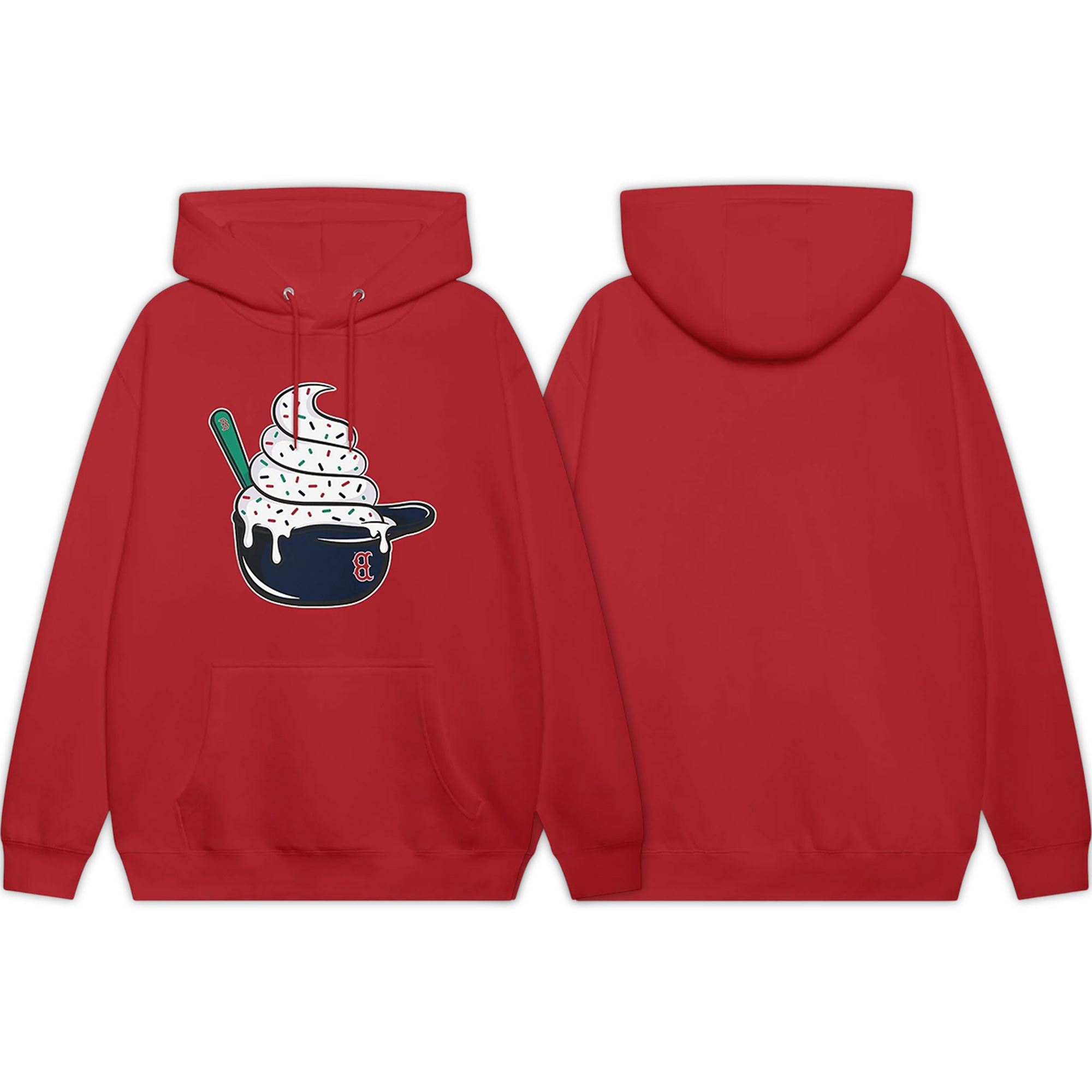 Red Sox Ice Cream Helmet Hoodie Red Sox Ice Cream Helmet Hoodie