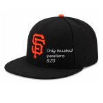 SF Giants Only Baseball Question 6:23 Snapback Hat