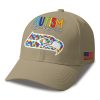 Seahawks Autism Awareness 2026 America Flag Hat 3