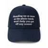 Standing Up As Soon As The Plane Lands Won't Help You Get Off Any Sooner Hat 4 Standing Up As Soon As The Plane Lands Won't Help You Get Off Any Sooner Hat (3)