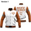 Texas Longhorns Women’s College World Series Back To Back Champions 2026 Baseball Jacket (1)